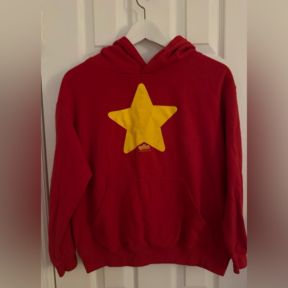 Steven Universe Red Hoodie Sweatshirt Size Large